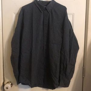 Field Gear black pinstripe dress shirt